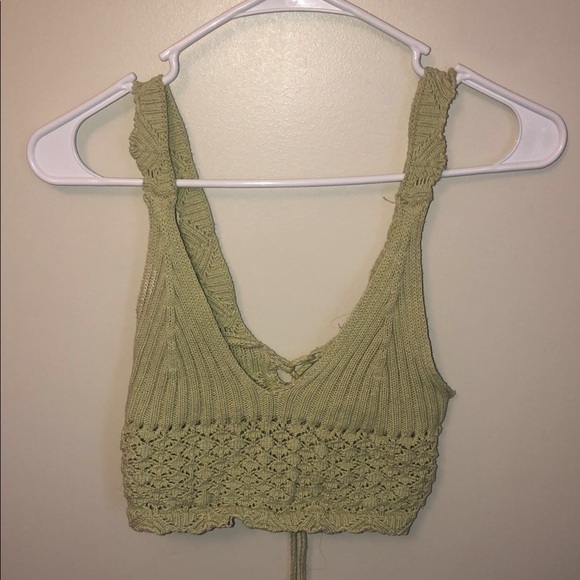 green knit top - Picture 2 of 2